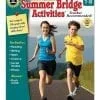 Smiling teens running along a rural path