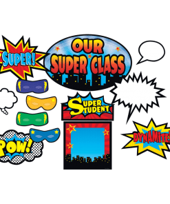A bunch of different types of comic book words