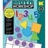 A book cover with numbers and shapes
