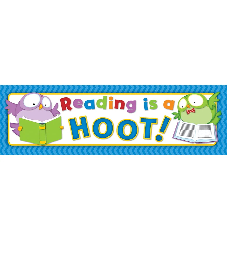 A reading is a hoot ! banner