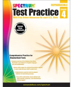 Spectrum Test Practice Grade 4 cover