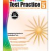 Spectrum test practice grade 5 book cover