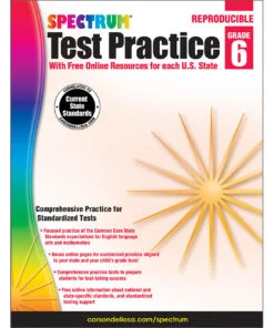 Spectrum Test Practice Grade 6 cover