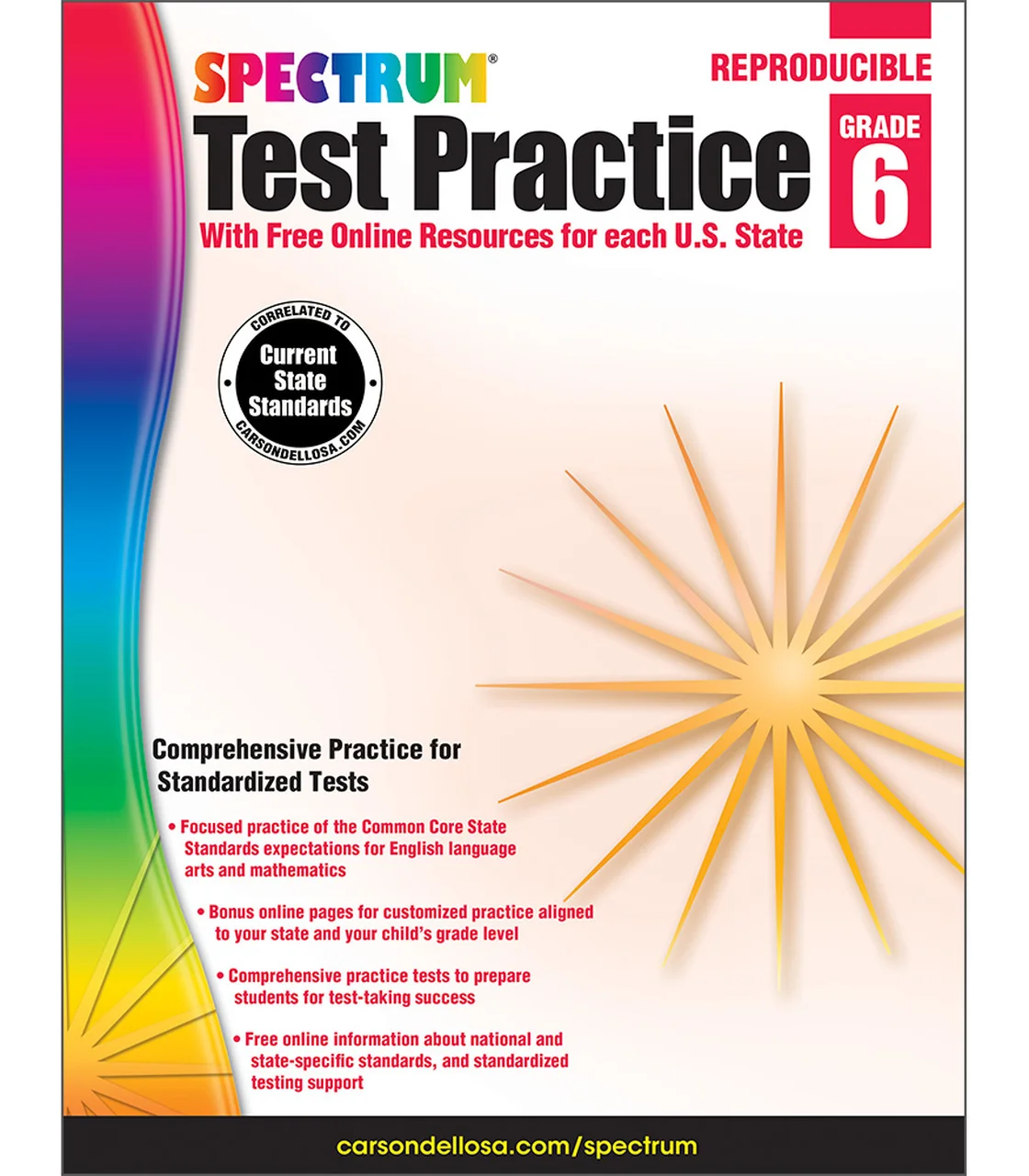 Spectrum Test Practice Grade 6 cover