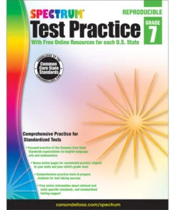 Spectrum Test Practice Grade 7 cover