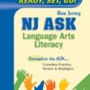 A book cover with hands and the words " new jersey nj ask language arts literacy."