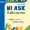 A book cover with the words " new jersey nj ask mathematics " on it.