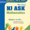A book cover with the words " new jersey nj ask mathematics " on it.