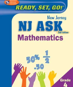A book cover with the words " new jersey ask mathematics."