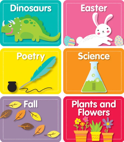 Library Labels Mini Cut-Outs Grade PK-2