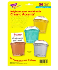 A package of coffee cups with the words " brighten your world with clisic accents ".