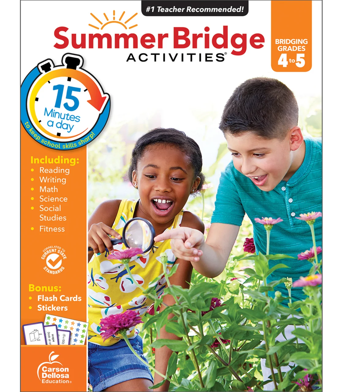 A book cover with a picture of children.