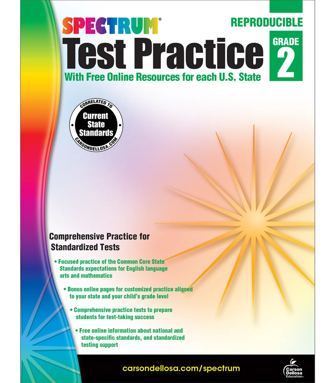 Spectrum test practice grade 2 workbook