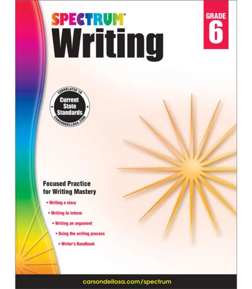 Spectrum Writing Workbook Grade 6