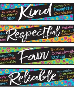A set of four different kind of stickers.