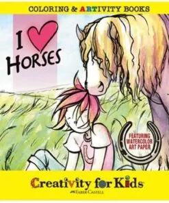 I love the I Love Horses Coloring and Activity Book.