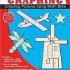 A book cover with pictures of airplanes and other things.
