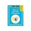 A book cover with the words " how to use thesaurus ".