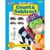 A book with pictures of cars and race tracks.