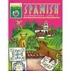 A book cover with a picture of animals and buildings.