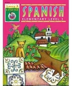 A book cover with a picture of animals and buildings.