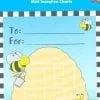 A bee and honeycomb themed incentive chart for kids.