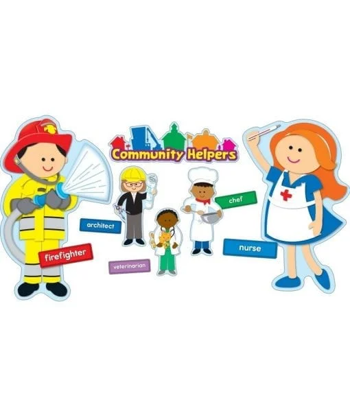 Community Helpers Bulletin Board Set