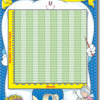 A picture of a game board with the numbers 1 to 9 5.