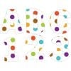 A set of polka dot letters and numbers.