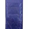A blue bag is sitting on the floor