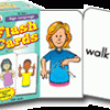 A picture of the flash cards for children.