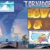 A poster of the tornadoes that are in the united states.