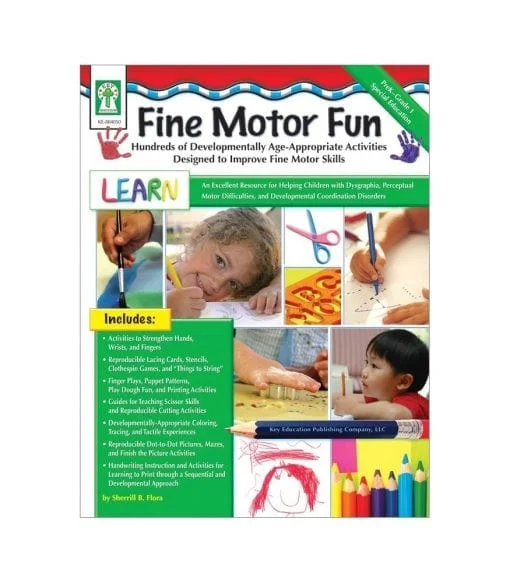 A magazine cover with pictures of children and pens.