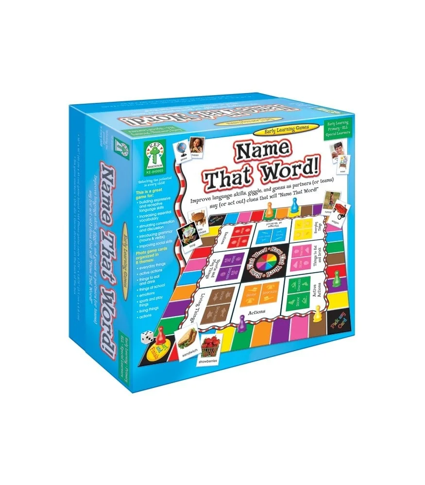 A box of the game name that word.