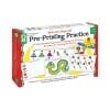 A box of pre-printing practice with a snake and caterpillar.