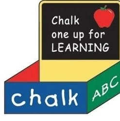 A chalkboard with chalk one up for learning.