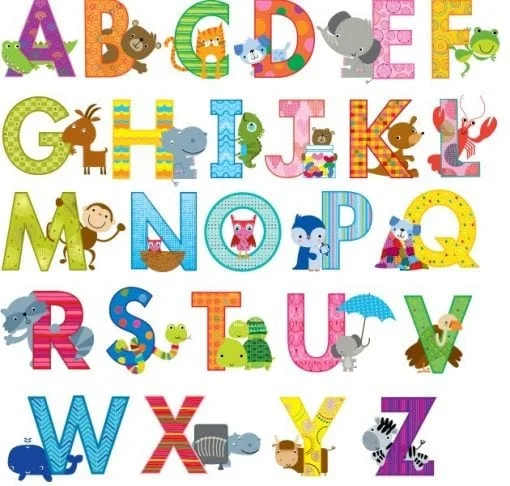 A bunch of different animals that are in the alphabet.