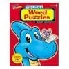A book with pictures of a mouse and a dinosaur.