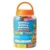 A jar of sentence building dominoes