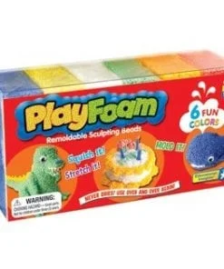 A box of playfoam in different colors.