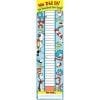 A seuss-themed bookmark with the words " we did it !" on it.