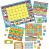 A set of calendar and wall stickers with characters.