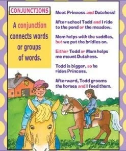 A poster of a girl riding on the back of a horse.