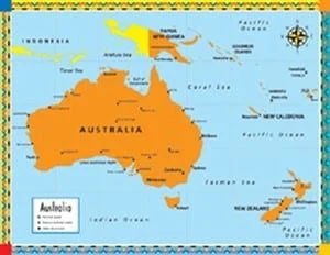 Map of Australia