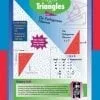 A poster of triangles and their names.