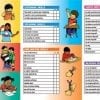 A table with several different activities for children.
