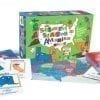 A box of cards and an interactive map