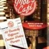 A book cover with two tables and a sign