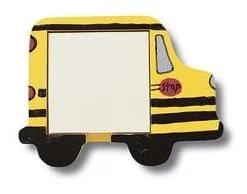 A yellow bus with black stripes on it's back.