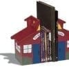 A bookend that looks like a school house.